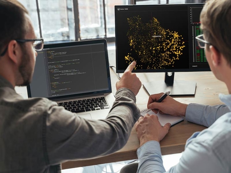 CTO showing how Sales AI works