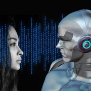 image of a human and artificial intelligence