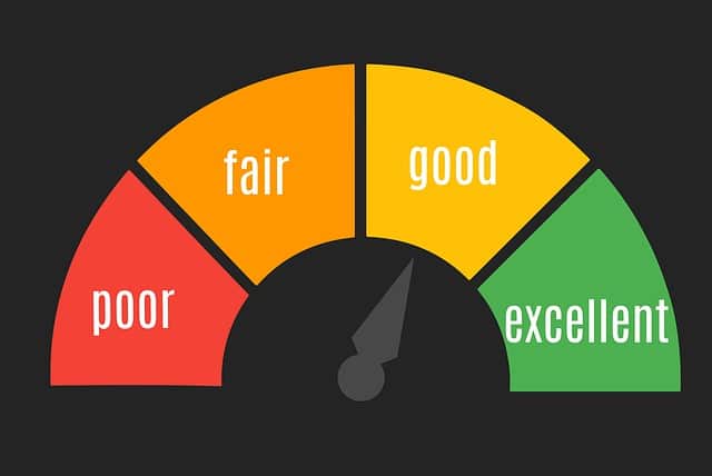 illustration of a customer satisfaction meter