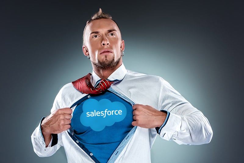 photo of a field sales rep who uses Salesforce