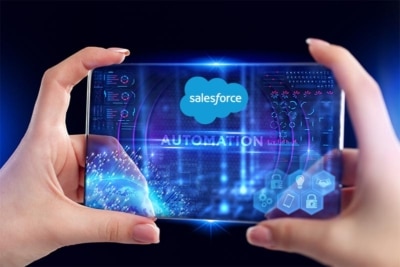 photo of Salesforce Automation on a smartphone