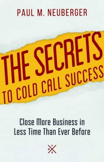 book cover for the secrets to cold call success
